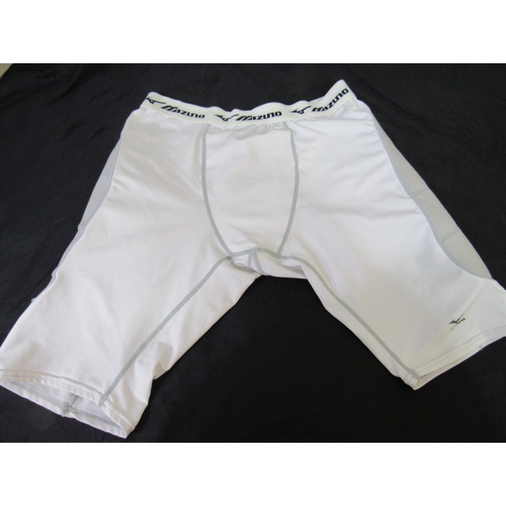 Mizuno DryMate Pad Sliding Protection Cup Insert Shorts  Gray and White Size XL